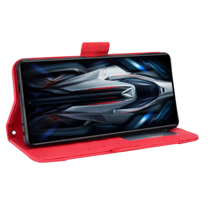 Xiaomi Redmi K50 Gaming Skin Feel PU Leather Wallet Phone Case with Card Slots, Cash Pocket, Magnetic Closure, Built-In Stand, Full Protection TPU Cover