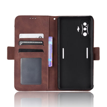 Xiaomi Redmi K50 Gaming Skin Feel PU Leather Wallet Phone Case with Card Slots, Cash Pocket, Magnetic Closure, Built-In Stand, Full Protection TPU Cover