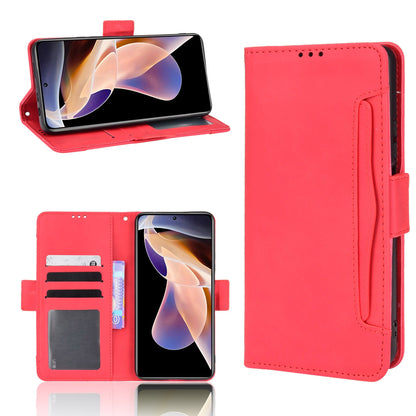 Xiaomi Poco X4 NFC Skin Feel PU Leather Wallet Phone Case with Card Slots, Cash Pocket, Magnetic Closure, Built-In Stand, Full Protection TPU Cover