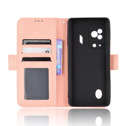 Xiaomi Black Shark 5 Skin Feel PU Leather Wallet Phone Case with Card Slots, Cash Pocket, Magnetic Closure, Built-In Stand, Full Protection TPU Cover