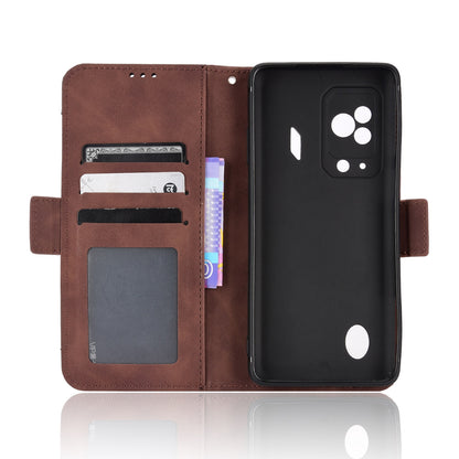 Xiaomi Black Shark 5 Skin Feel PU Leather Wallet Phone Case with Card Slots, Cash Pocket, Magnetic Closure, Built-In Stand, Full Protection TPU Cover