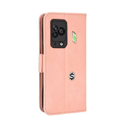 Xiaomi Black Shark 5 Pro Skin Feel PU Leather Wallet Phone Case with Card Slots, Cash Pocket, Magnetic Closure, Built-In Stand, Full Protection TPU Cover