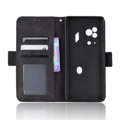 Xiaomi Black Shark 5 Pro Skin Feel PU Leather Wallet Phone Case with Card Slots, Cash Pocket, Magnetic Closure, Built-In Stand, Full Protection TPU Cover