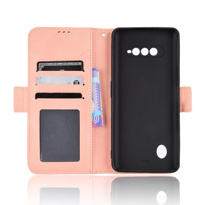 Xiaomi Black Shark 5 RS Skin Feel PU Leather Wallet Phone Case with Card Slots, Cash Pocket, Magnetic Closure, Built-In Stand, Full Protection TPU Cover