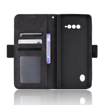 Xiaomi Black Shark 5 RS Skin Feel PU Leather Wallet Phone Case with Card Slots, Cash Pocket, Magnetic Closure, Built-In Stand, Full Protection TPU Cover