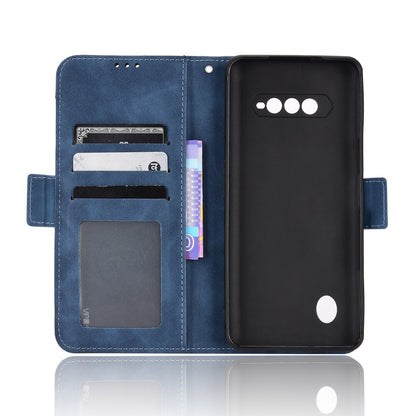 Xiaomi Black Shark 5 RS Skin Feel PU Leather Wallet Phone Case with Card Slots, Cash Pocket, Magnetic Closure, Built-In Stand, Full Protection TPU Cover