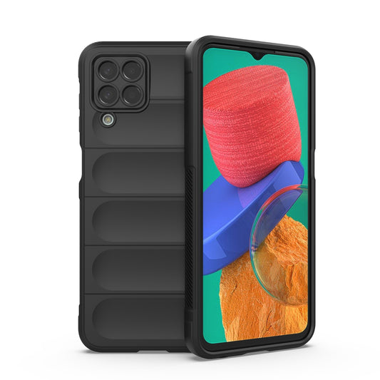 Samsung Galaxy M33 5G Magic Shield TPU + Flannel Protective Phone Case Cover, Shockproof Scratch Resistant