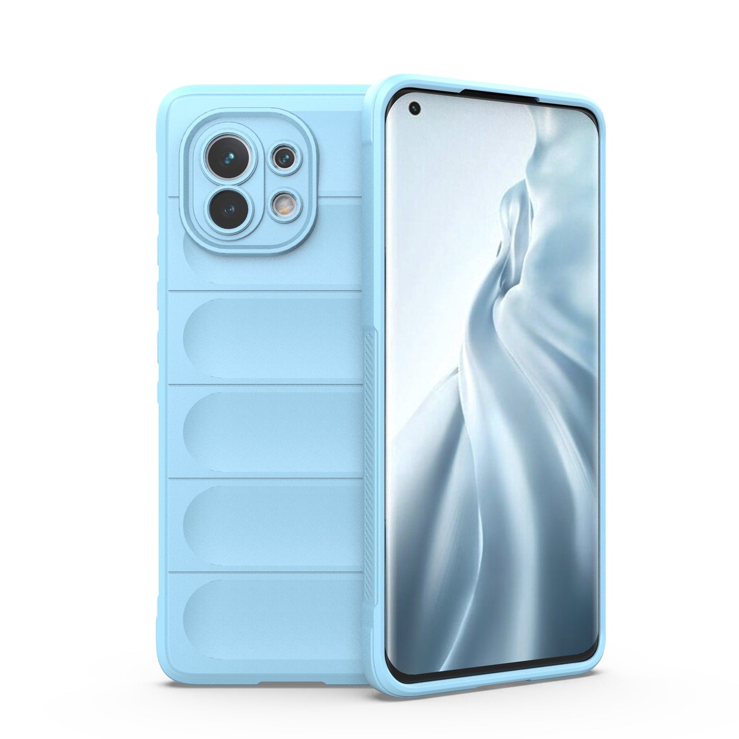 Xiaomi Mi 11 Magic Shield TPU + Flannel Protective Phone Case Cover, Shockproof Scratch Resistant