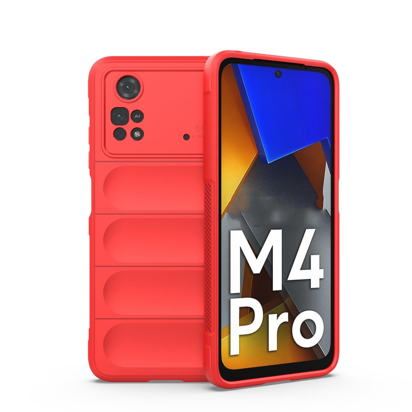 Xiaomi Poco M4 Pro 4G Magic Shield TPU + Flannel Protective Phone Case Cover, Shockproof Scratch Resistant