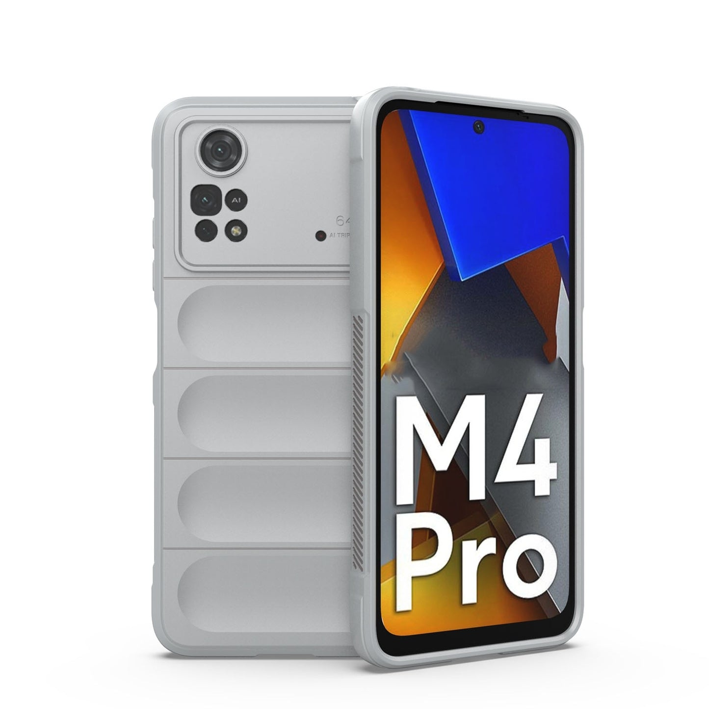 Xiaomi Poco M4 Pro 4G Magic Shield TPU + Flannel Protective Phone Case Cover, Shockproof Scratch Resistant
