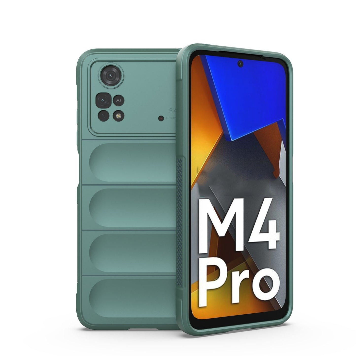 Xiaomi Poco M4 Pro 4G Magic Shield TPU + Flannel Protective Phone Case Cover, Shockproof Scratch Resistant
