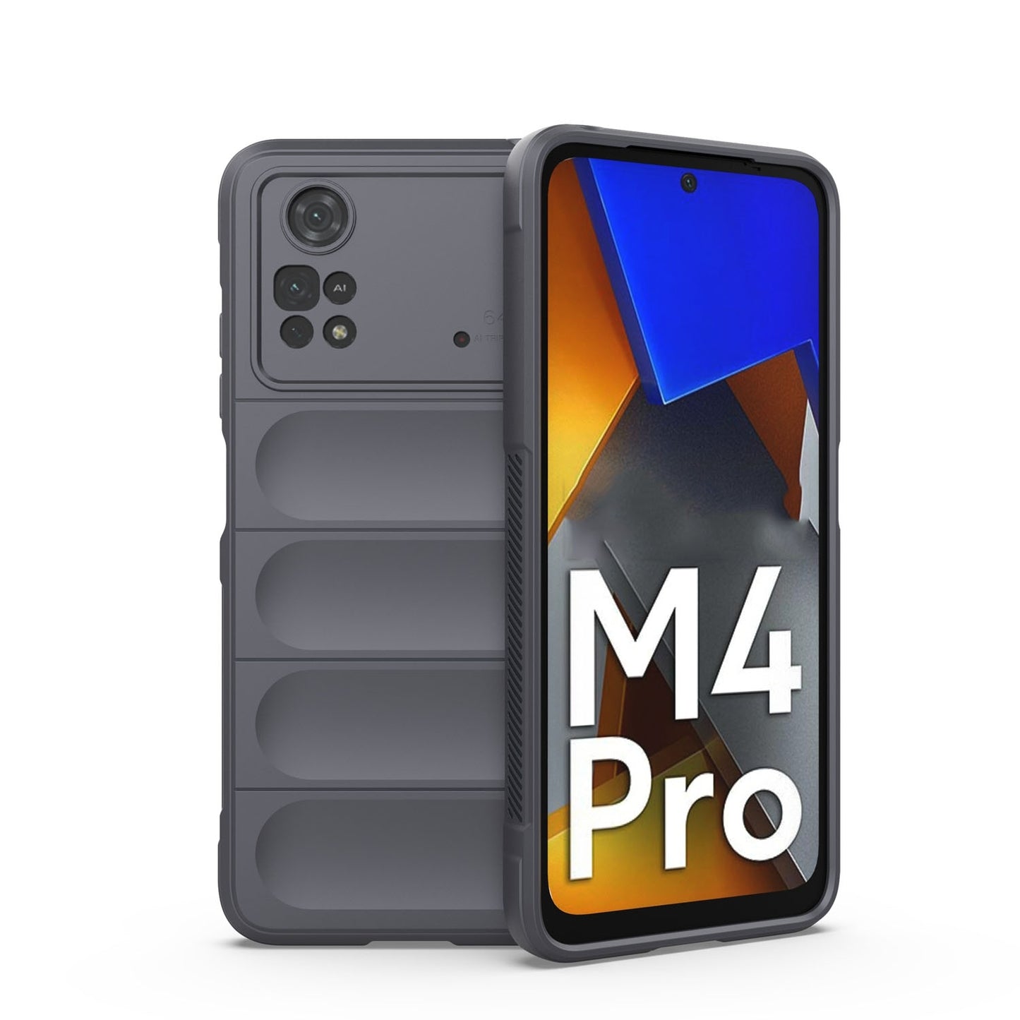 Xiaomi Poco M4 Pro 4G Magic Shield TPU + Flannel Protective Phone Case Cover, Shockproof Scratch Resistant