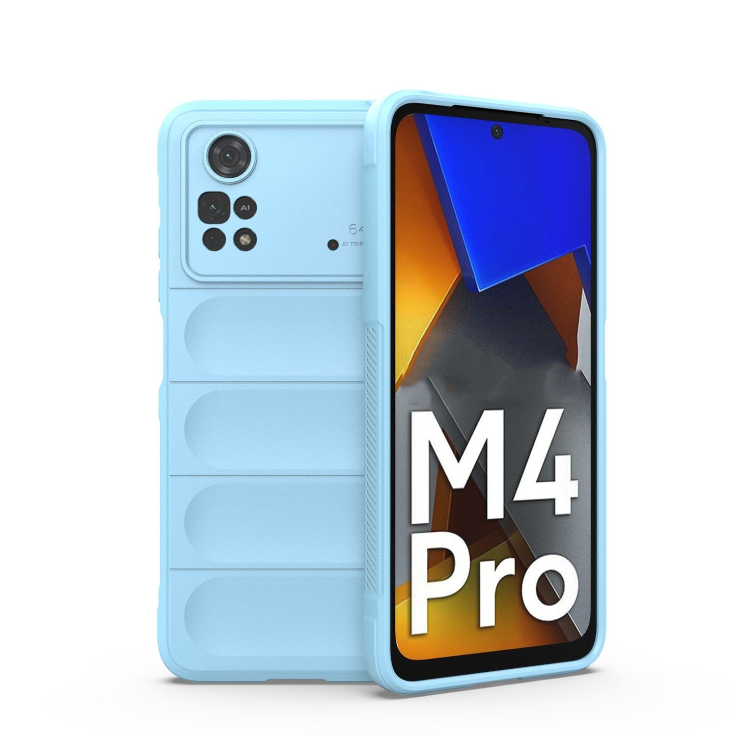 Xiaomi Poco M4 Pro 4G Magic Shield TPU + Flannel Protective Phone Case Cover, Shockproof Scratch Resistant