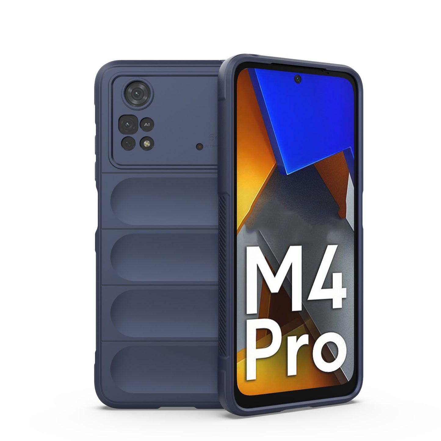 Xiaomi Poco M4 Pro 4G Magic Shield TPU + Flannel Protective Phone Case Cover, Shockproof Scratch Resistant
