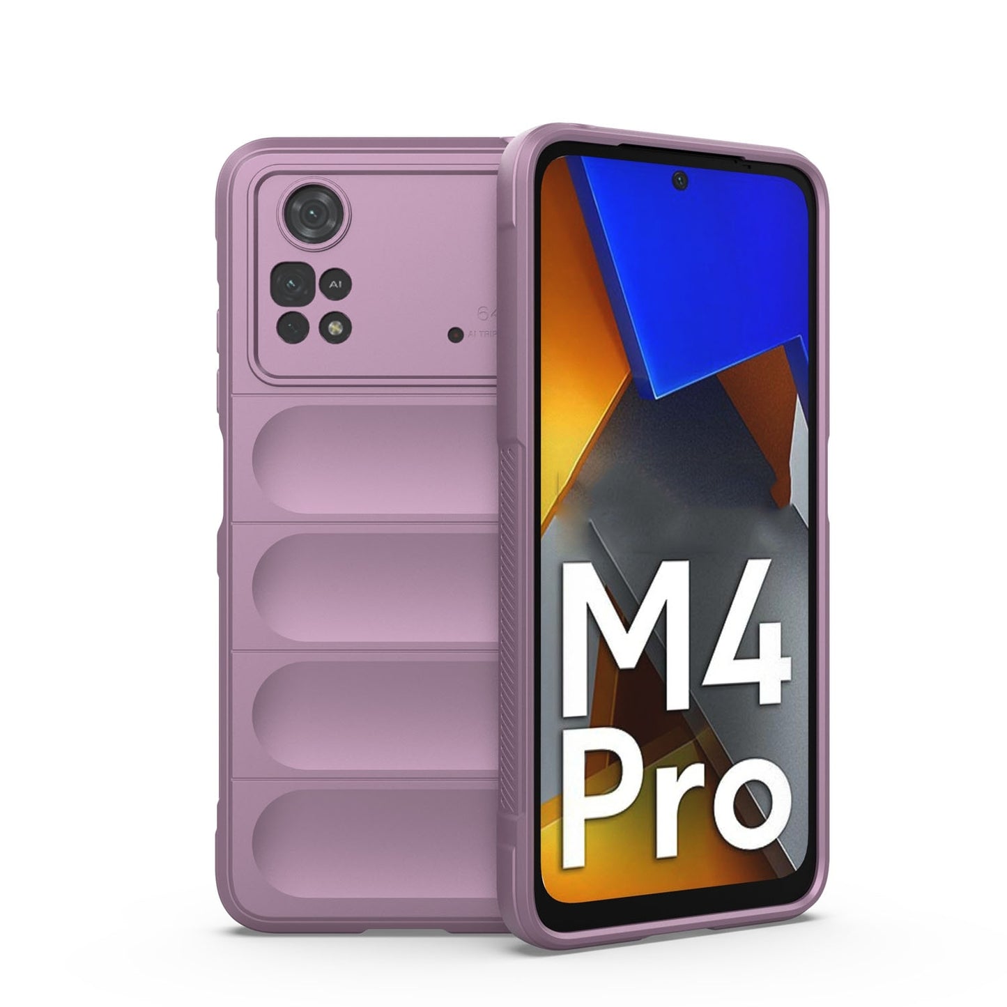Xiaomi Poco M4 Pro 4G Magic Shield TPU + Flannel Protective Phone Case Cover, Shockproof Scratch Resistant