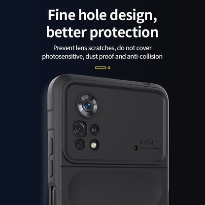 Xiaomi Poco X4 Pro 5G Shock Absorbent Magic Shield TPU + Flannel Phone Case, Featuring Ridged Drop Protection, Bright Colours & Easy Access