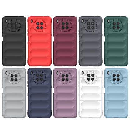 Huawei Nova 8i Shock Absorbent Magic Shield TPU + Flannel Phone Case, Featuring Ridged Drop Protection, Bright Colours & Easy Access