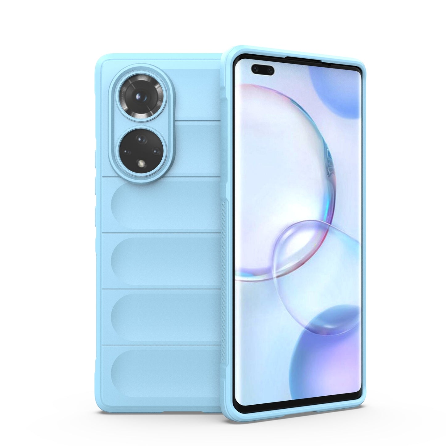 Honor 50 Pro Shock Absorbent Magic Shield TPU + Flannel Phone Case, Featuring Ridged Drop Protection, Bright Colours & Easy Access
