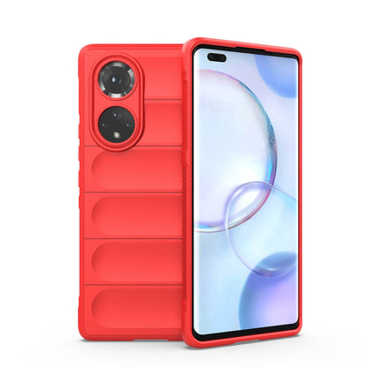 Honor 50 Pro Shock Absorbent Magic Shield TPU + Flannel Phone Case, Featuring Ridged Drop Protection, Bright Colours & Easy Access