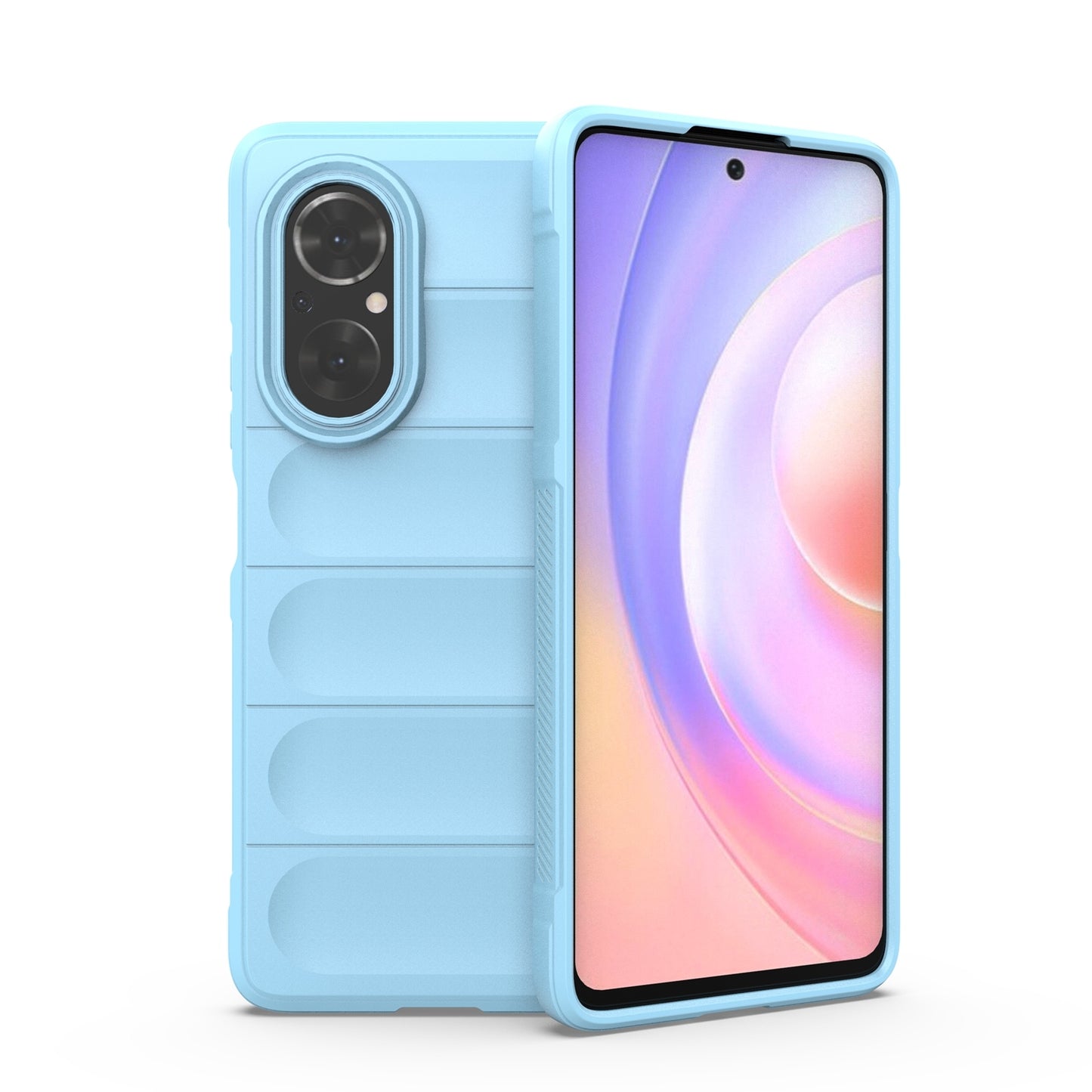 Huawei Nova 9 SE Shock Absorbent Magic Shield TPU + Flannel Phone Case, Featuring Ridged Drop Protection, Bright Colours & Easy Access