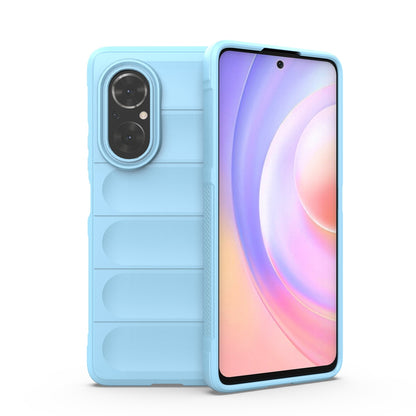 Huawei Nova 9 SE Shock Absorbent Magic Shield TPU + Flannel Phone Case, Featuring Ridged Drop Protection, Bright Colours & Easy Access