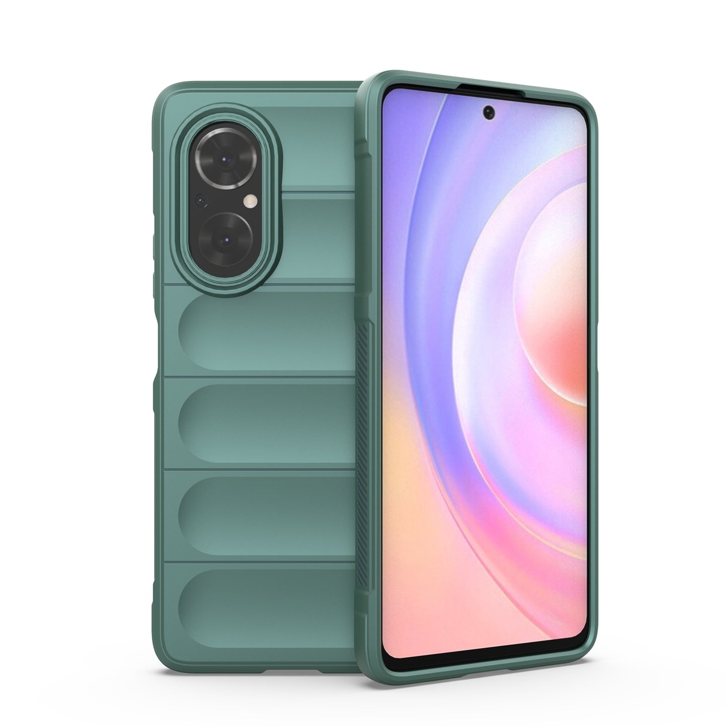 Huawei Nova 9 SE Shock Absorbent Magic Shield TPU + Flannel Phone Case, Featuring Ridged Drop Protection, Bright Colours & Easy Access