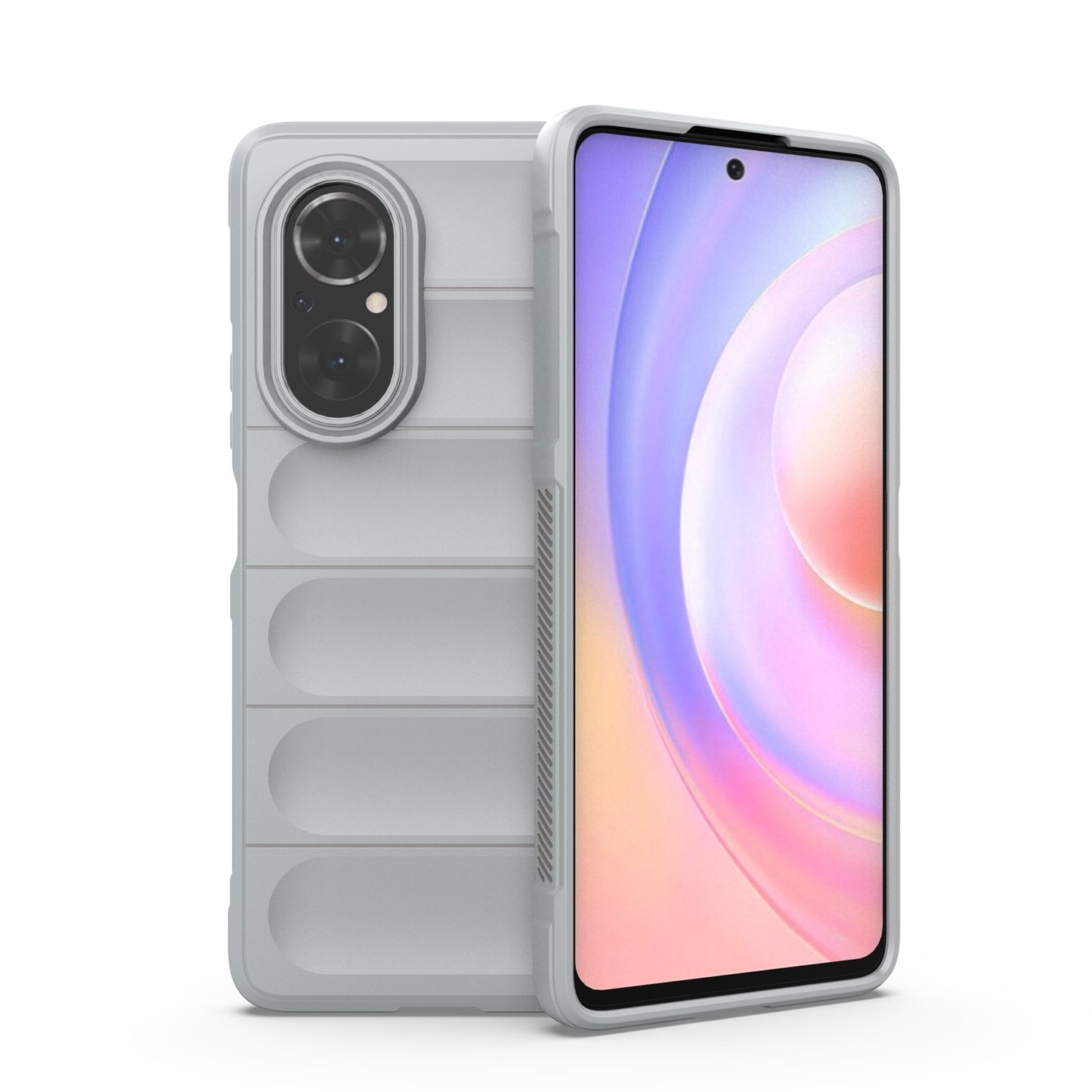 Huawei Nova 9 SE Shock Absorbent Magic Shield TPU + Flannel Phone Case, Featuring Ridged Drop Protection, Bright Colours & Easy Access