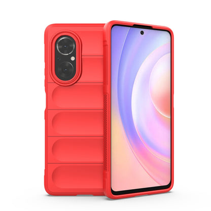 Huawei Nova 9 SE Shock Absorbent Magic Shield TPU + Flannel Phone Case, Featuring Ridged Drop Protection, Bright Colours & Easy Access