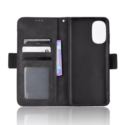 Motorola Moto G 5G 2022 Skin Feel PU Leather Wallet Phone Case with Card Slots, Cash Pocket, Magnetic Closure, Built-In Stand, Full Protection TPU Cover