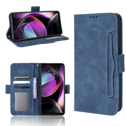 Motorola Moto G 5G 2022 Skin Feel PU Leather Wallet Phone Case with Card Slots, Cash Pocket, Magnetic Closure, Built-In Stand, Full Protection TPU Cover