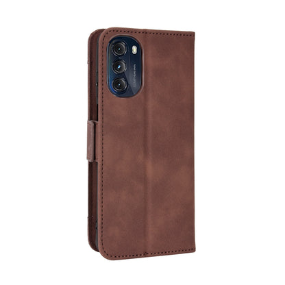 Motorola Moto G 5G 2022 Skin Feel PU Leather Wallet Phone Case with Card Slots, Cash Pocket, Magnetic Closure, Built-In Stand, Full Protection TPU Cover