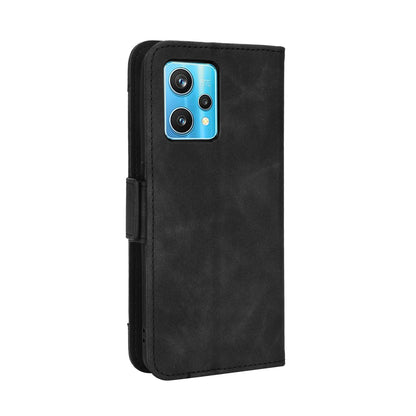 OPPO Realme 9 5G Skin Feel PU Leather Wallet Phone Case with Card Slots, Cash Pocket, Magnetic Closure, Built-In Stand, Full Protection TPU Cover