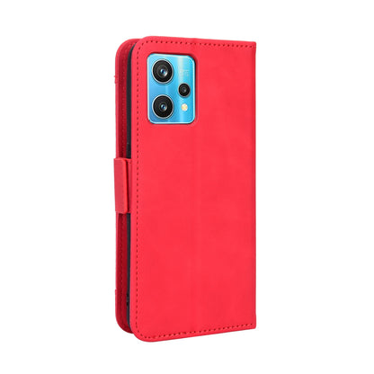 OPPO Realme 9 Pro Skin Feel PU Leather Wallet Phone Case with Card Slots, Cash Pocket, Magnetic Closure, Built-In Stand, Full Protection TPU Cover