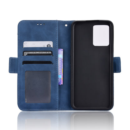 OPPO Realme 9 5G Skin Feel PU Leather Wallet Phone Case with Card Slots, Cash Pocket, Magnetic Closure, Built-In Stand, Full Protection TPU Cover