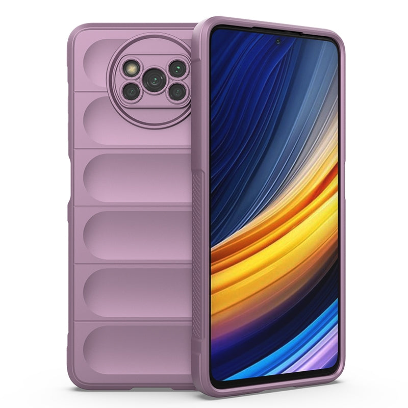 Xiaomi Poco X3 NFC Magic Shield TPU + Flannel Protective Phone Case Cover, Shockproof Scratch Resistant