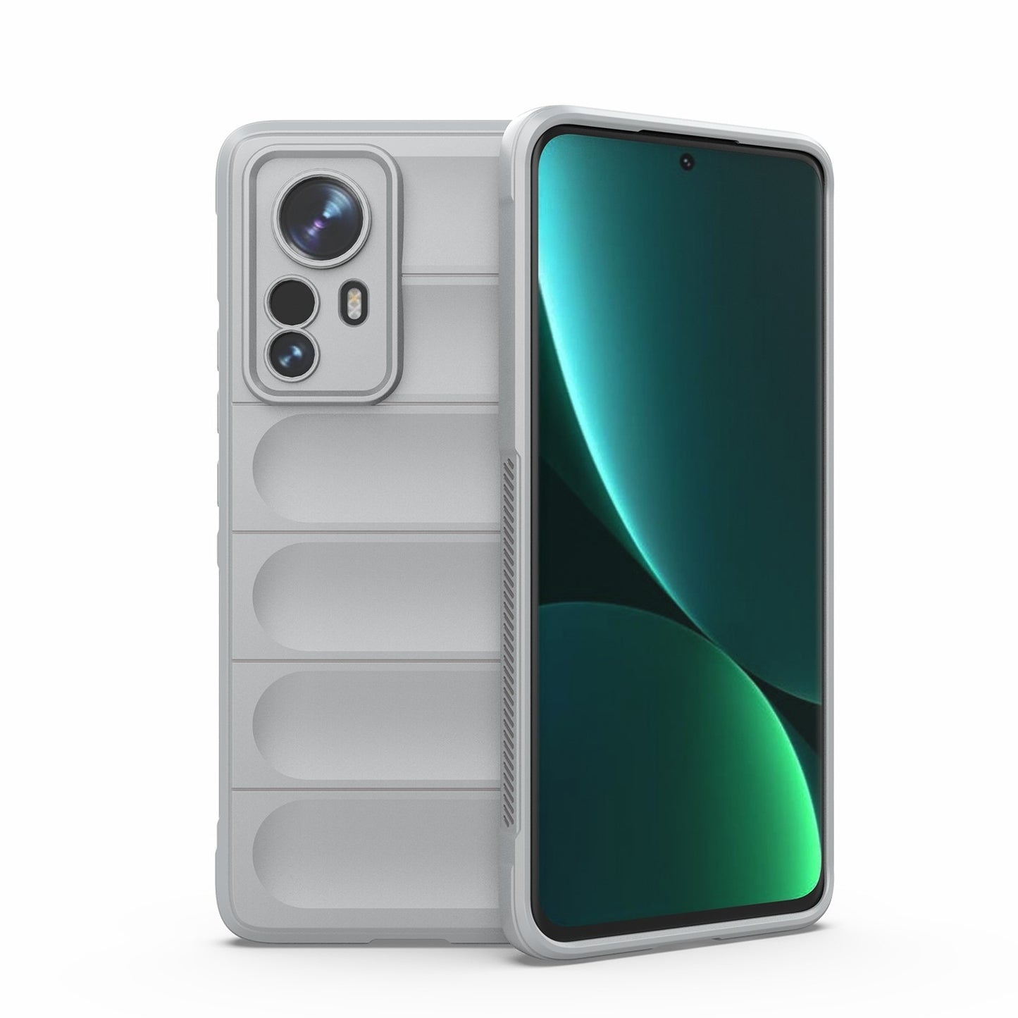 Xiaomi 12 Pro Magic Shield TPU + Flannel Protective Phone Case Cover, Shockproof Scratch Resistant