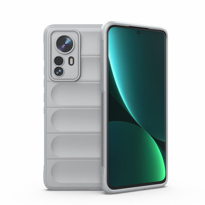 Xiaomi 12 Pro Magic Shield TPU + Flannel Protective Phone Case Cover, Shockproof Scratch Resistant