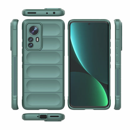 Xiaomi 12 Pro Magic Shield TPU + Flannel Protective Phone Case Cover, Shockproof Scratch Resistant