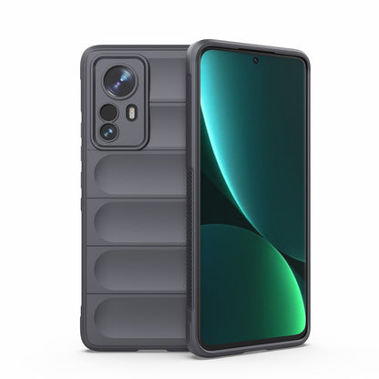 Xiaomi 12 Pro Magic Shield TPU + Flannel Protective Phone Case Cover, Shockproof Scratch Resistant