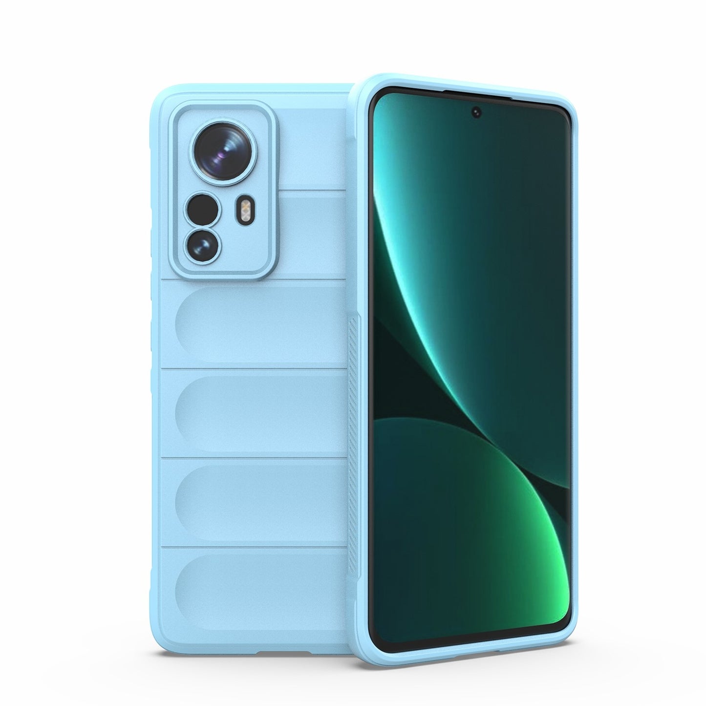 Xiaomi 12 Pro Magic Shield TPU + Flannel Protective Phone Case Cover, Shockproof Scratch Resistant