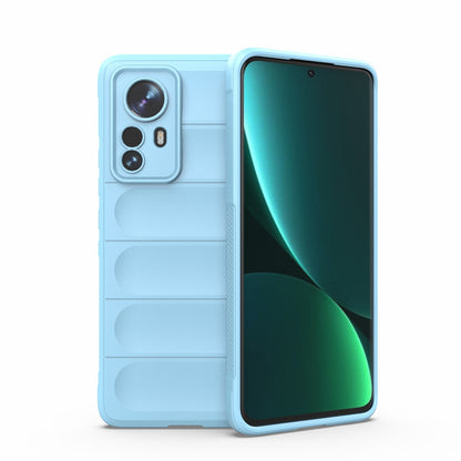 Xiaomi 12 Pro Magic Shield TPU + Flannel Protective Phone Case Cover, Shockproof Scratch Resistant