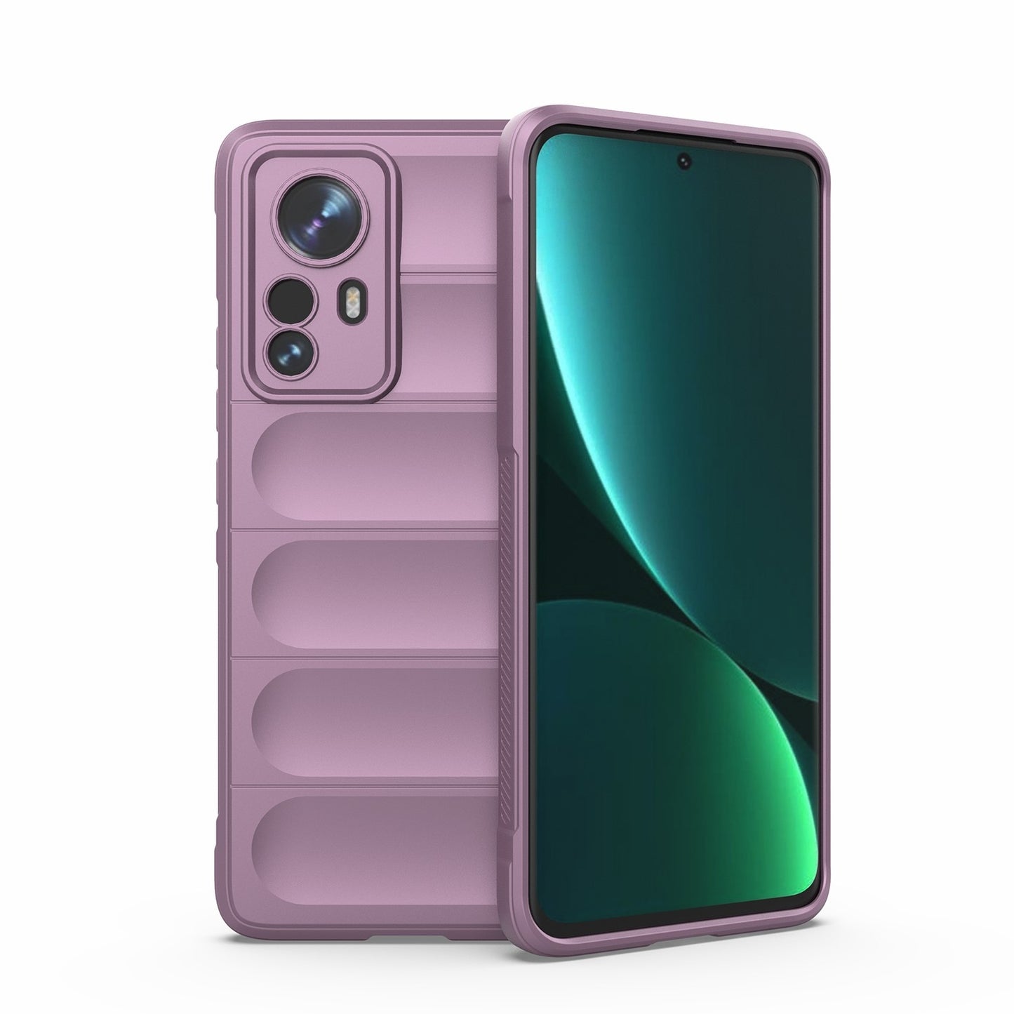 Xiaomi 12 Pro Magic Shield TPU + Flannel Protective Phone Case Cover, Shockproof Scratch Resistant