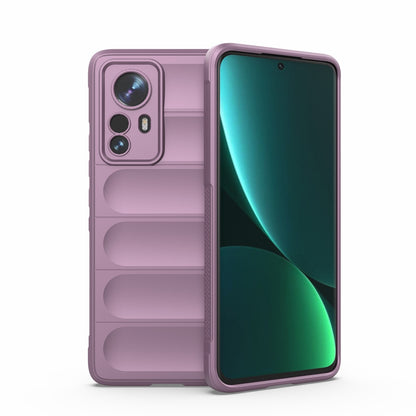 Xiaomi 12 Pro Magic Shield TPU + Flannel Protective Phone Case Cover, Shockproof Scratch Resistant