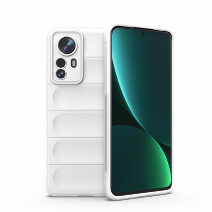 Xiaomi 12 Pro Magic Shield TPU + Flannel Protective Phone Case Cover, Shockproof Scratch Resistant