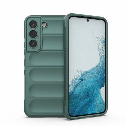 Samsung Galaxy S22 5G Magic Shield TPU + Flannel Protective Phone Case Cover, Shockproof Scratch Resistant
