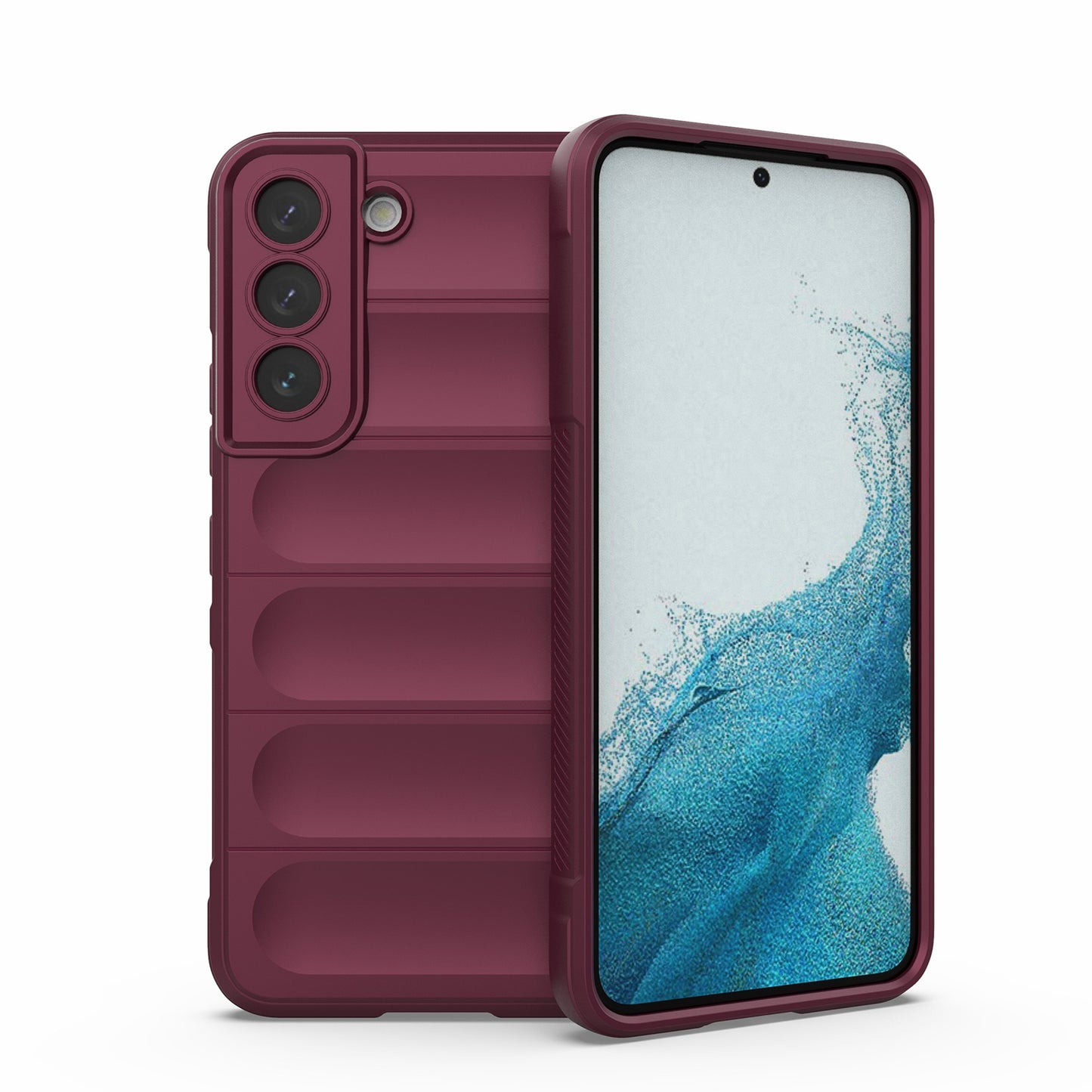 Samsung Galaxy S22 5G Magic Shield TPU + Flannel Protective Phone Case Cover, Shockproof Scratch Resistant
