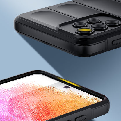 Samsung Galaxy A73 Magic Shield TPU + Flannel Protective Phone Case Cover, Shockproof Scratch Resistant