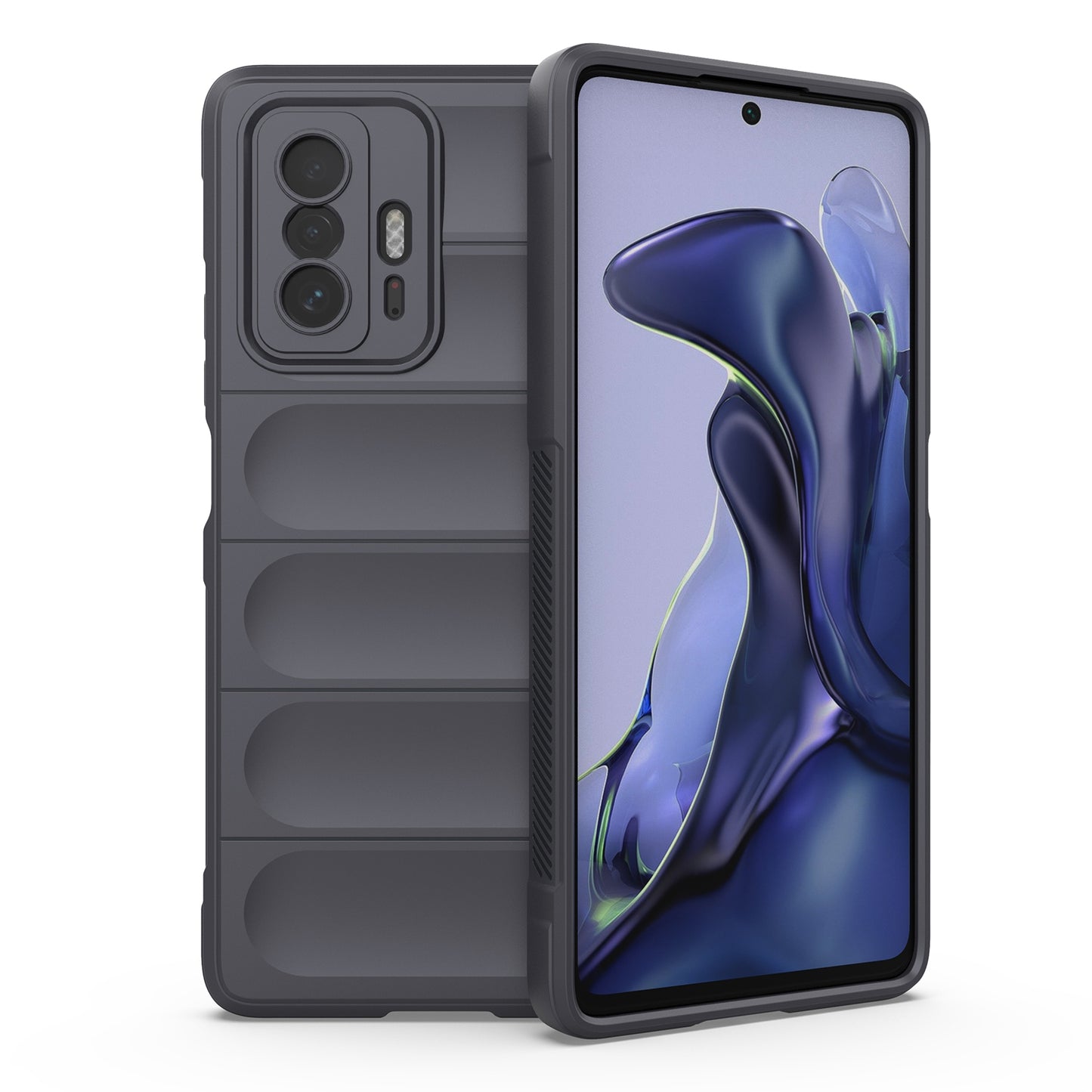Xiaomi 11T Magic Shield TPU + Flannel Protective Phone Case Cover, Shockproof Scratch Resistant