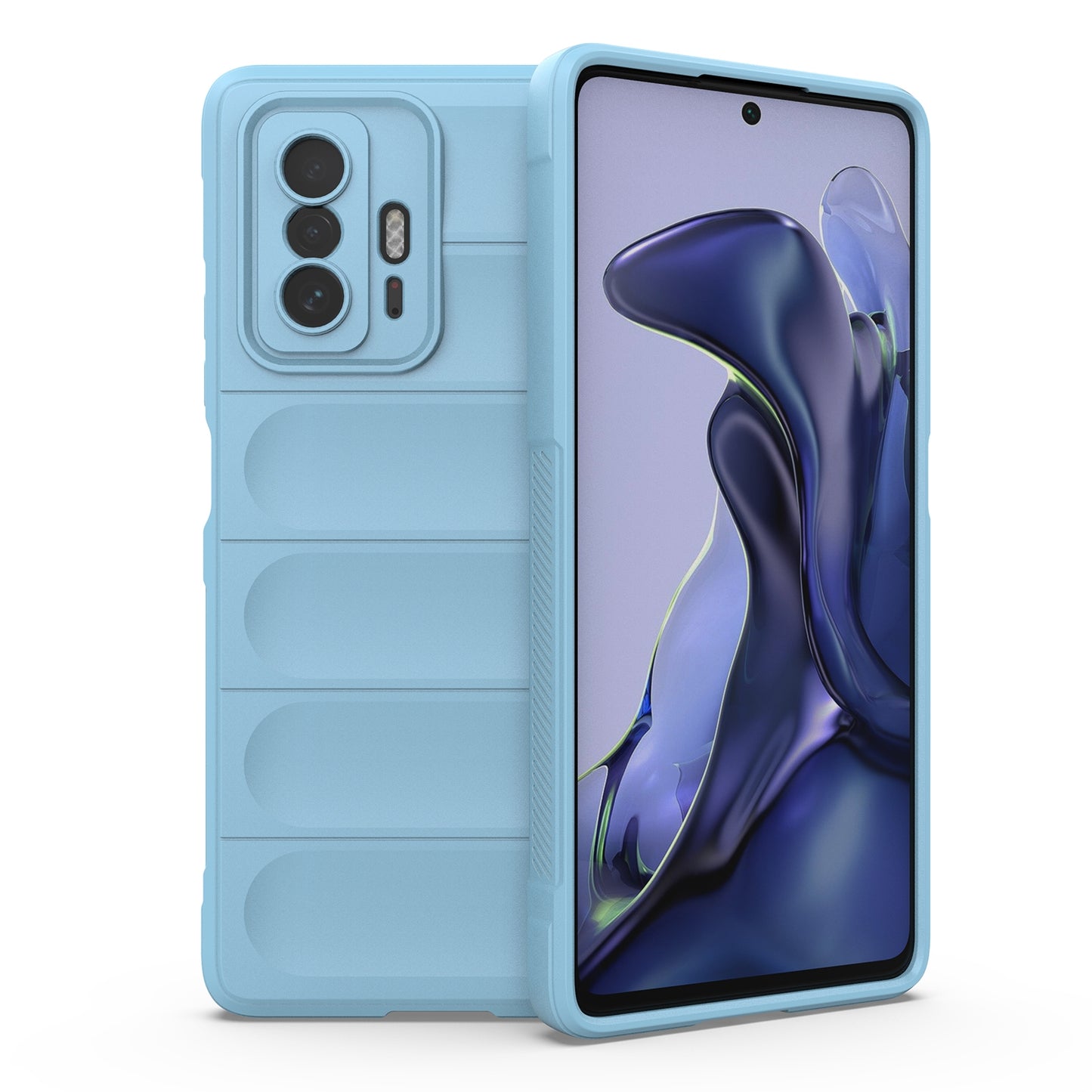 Xiaomi 11T Magic Shield TPU + Flannel Protective Phone Case Cover, Shockproof Scratch Resistant