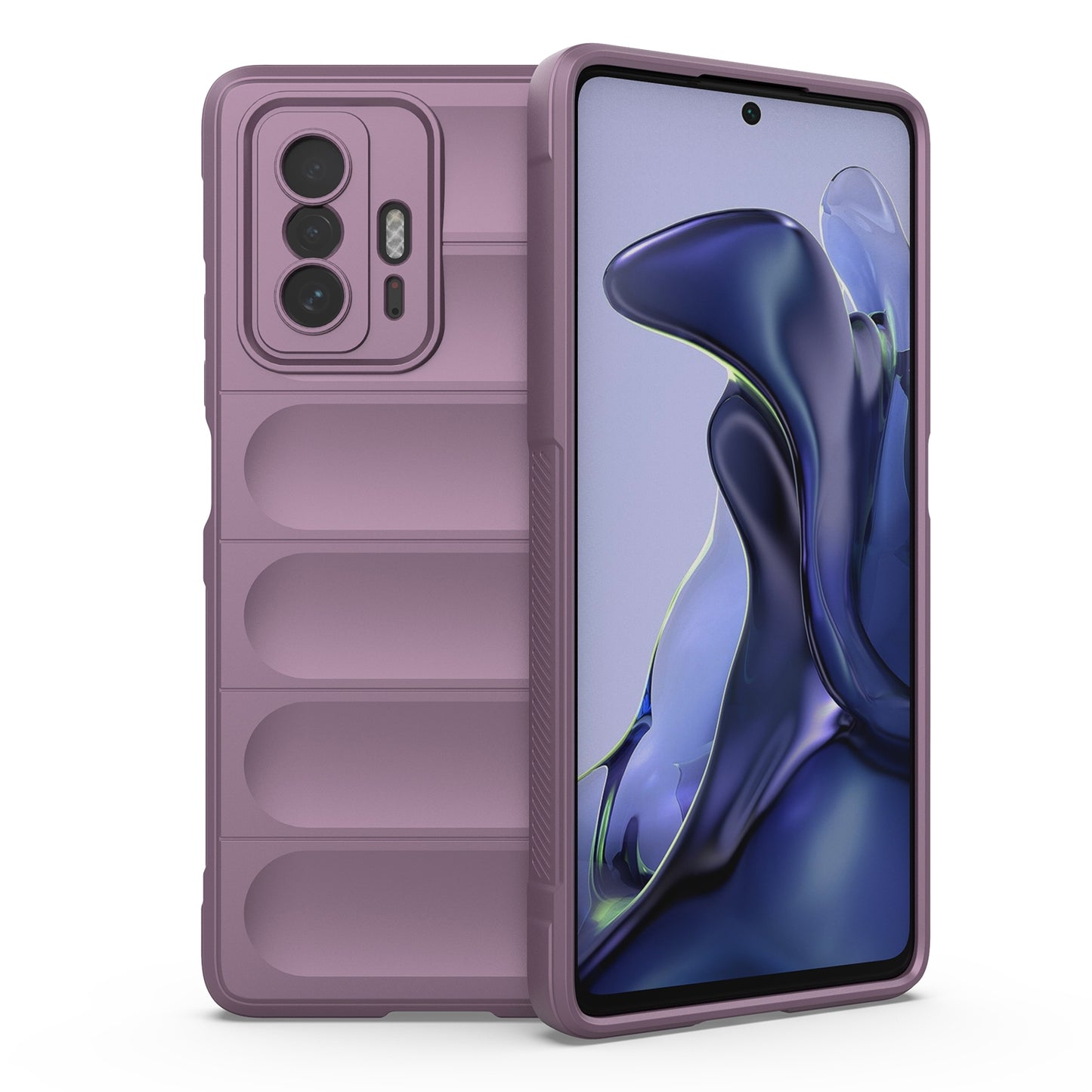 Xiaomi 11T Magic Shield TPU + Flannel Protective Phone Case Cover, Shockproof Scratch Resistant